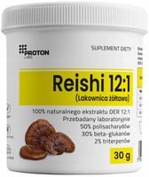 Proton Labs REISHI proszek 30g Ekstrakt 12:1 z Owocników Lakownica 50% 30%
