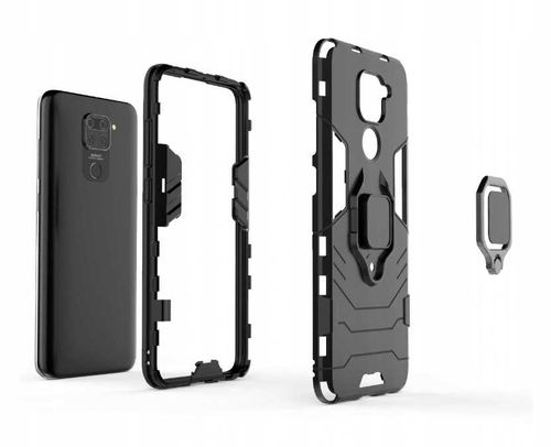 Spacecase X-Ring Redmi Note 9 Czarny na Arena.pl