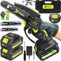 PIŁA AKUMULATOROWA ŁAŃCUCHOWA 6" BEZSZCZOTKOWA DO GAŁĘZI 2x AKU 21V