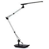 Stojąca LAMPA stołowa STUDY 105683 Markslojd biurkowa LAMPKA gabinetowa LED 5W 3000K regulowana czarna srebrna