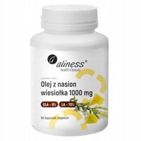 ALINESS Olej z nasion wiesiołka 1000 mg 90 kaps. Uzupełnia dietę w Omega-6