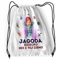 Plecak Sportowy Szkolny Dla Jagody Córki Dziecka Z Nadrukiem Ze Zdjęciem