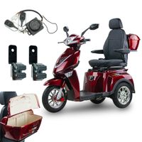 Skuter elektryczny, pojazd inwalidzki BILI BIKE SHINO G4 GEL +DODATKI -czer