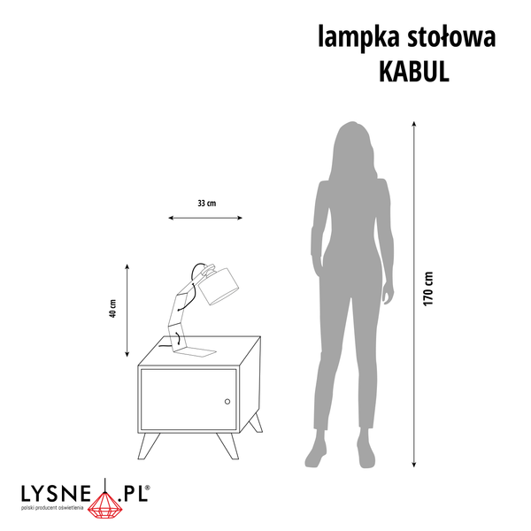 Nowoczesna lampka nocna HAGA zdjęcie 2