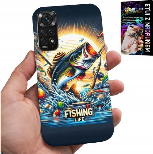 ETUI DO XIAOMI NOTE 11 PRO - WZORY DLA WĘDKARZA, RYBY, DORSZ, ŁOSOŚ na Arena.pl