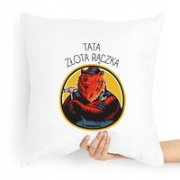 Poduszka Prezent Dla Taty Ojca Tata Złota Rączka Z Nadrukiem Ze Zdjęciem