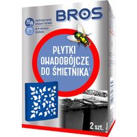 Płytki owadobójcze do śmietnika na muchy muszki komary mrówki 2 szt BROS