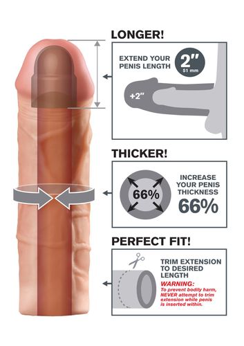 Stymulator-Fx Mega 2"""" Extension Flesh na Arena.pl