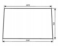 szyba tylna - tył do ciągnika T25 A2 Władimirec kabina Naglak Koźmin