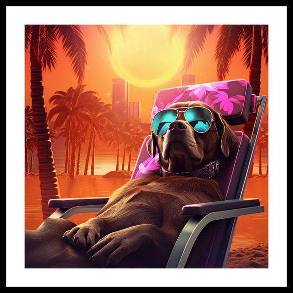 Plakat 40x40cm Lato w Stylu zdjęcie 3