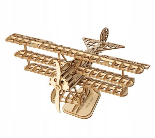 Puzzle 3D Samolot drewniany model do składania na Arena.pl