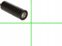 Moduł Laser Krzyżowy 10mW 520nm Regulacja Zielony