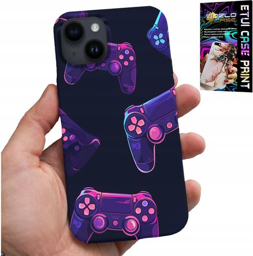 ETUI DO IPHONE 15 PLUS - CASE DLA GRACZA, WZORY Z GIER + SZKŁO na Arena.pl