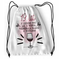 Plecak Urodziny 19 19Te Sportowy Szkolny Worek Z Nadrukiem Ze Zdjęciem