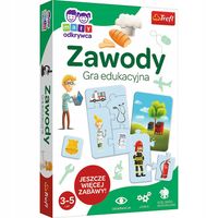 GRA DLA DZIECI RODZINNA EDUKACYJNA ZAWODY MAŁY ODKRYWCA 3+ TREFL
