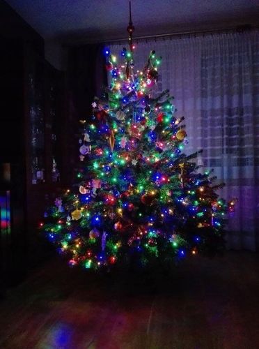 LAMPKI CHOINKOWE 1000 LED ŚWIATEŁKA KOLOROWE CHOINKĘ OŚWIETLENIE ŚWIĄTECZNE na Arena.pl