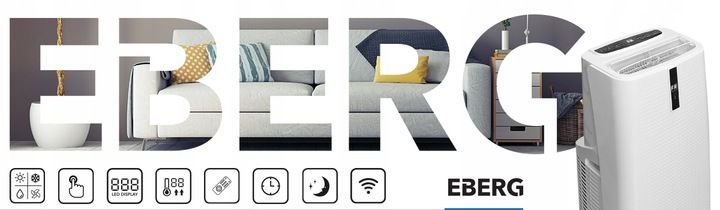 Klimatyzator przenośny ENVA 3,5 kW 4w1 WiFi osuszacz 56l/24h pompa ciepła zdjęcie 16