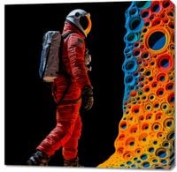 Obraz 100x100cm Eksplorator Nowych Światów