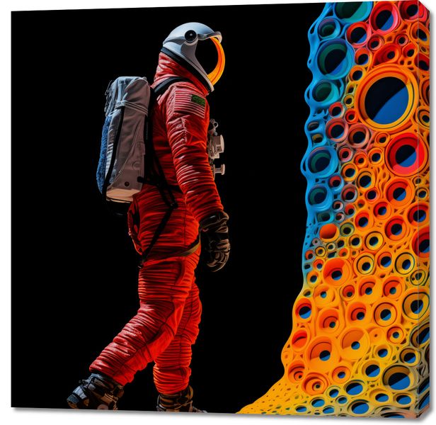Obraz 100x100cm Eksplorator Nowych Światów zdjęcie 1