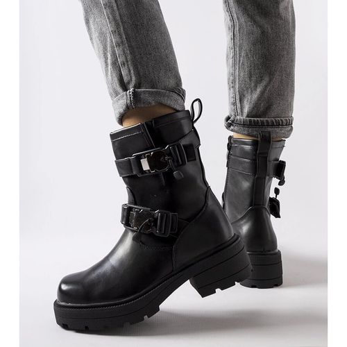 Czarne masywne botki r.40 na Arena.pl