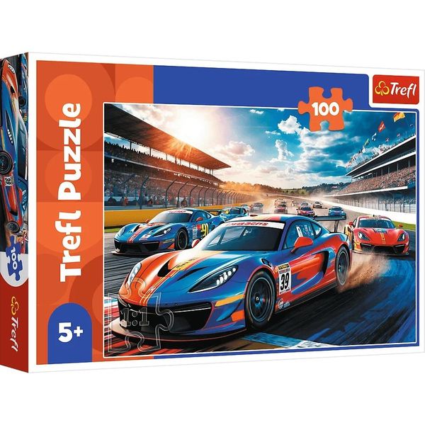 Puzzle 100 Szybka Wyścigówka 17403 zdjęcie 1