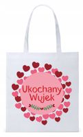 Dla Wujka Wujaszka Prezent Torba Eco Biała Shopper Z Nadrukiem Ze Zdjęciem
