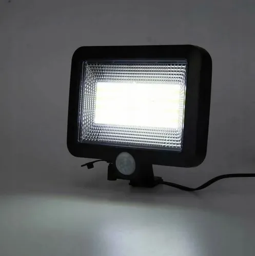 Halogen LAMPA SOLARNA Z CZUJNIKIEM RUCH I ZMIERZCHU 100 LED mocna na Arena.pl