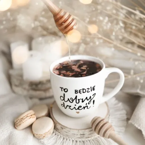 Kubek 300 ml - To będzie dobry dzień ZŁOTE SERCE na Arena.pl