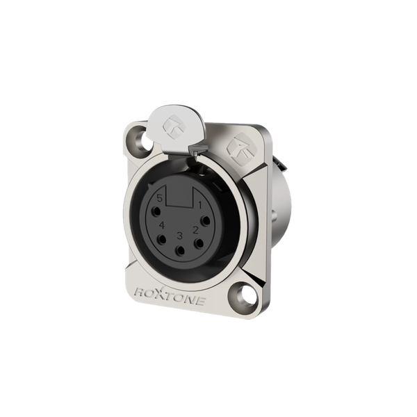 Roxtone XLR RX5FD-NT gniazdo tablicowe panelowe zdjęcie 1