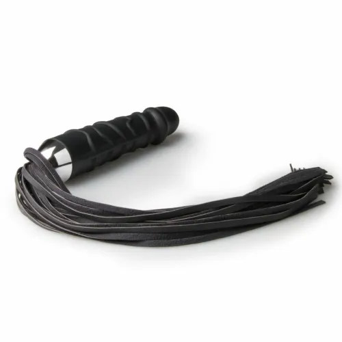 easytoys flogger z silikonowym uchwytem - model anatomiczny, czarny na Arena.pl