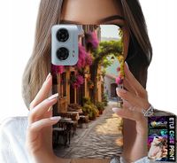 ETUI DO MOTOROLA G24 / G04 - MALOWNICZA ULICZKA Z KAWIARNIĄ + FOLIA