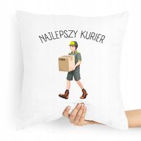 Poduszka Prezent Dla Kuriera Najlepszy Kurier Z Nadrukiem Ze Zdjęciem
