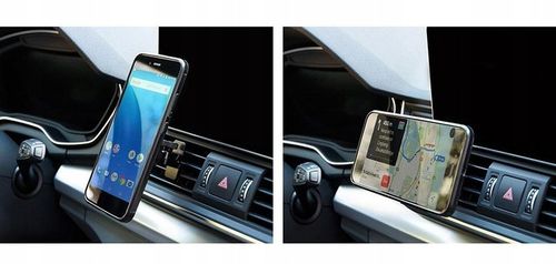 Uchwyt samochodowy na telefon do kratki MAXI Magnetic na Arena.pl