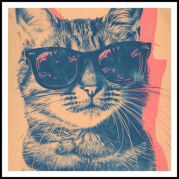 Plakat 80x80cm Trendsetter zdjęcie 3