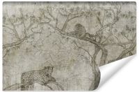 Fototapeta Do Sypialni LEOPARDY Abstrakcja Mural Beton 400cm x 280cm