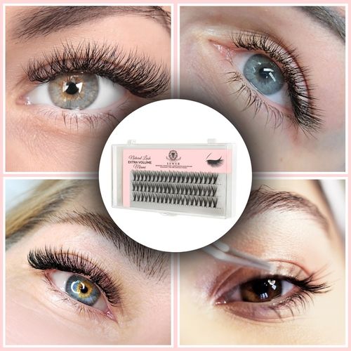 KĘPKI RZĘSY EYELASH Lewer Miami EXTRA VOLUME 10mm GĘSTE NATURALNE JEDWABNE na Arena.pl