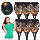 Pochodnia solarna LED Lampa ogrodowa 6szt.