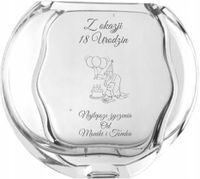 Wazon z grawerem PREZENT na urodziny 18 18-tkę