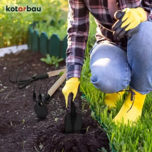 ZESTAW MINI NARZĘDZI OGRODNICZYCH 6SZT MOTYCZKA PAZURKI WIDEŁKI DO na Arena.pl