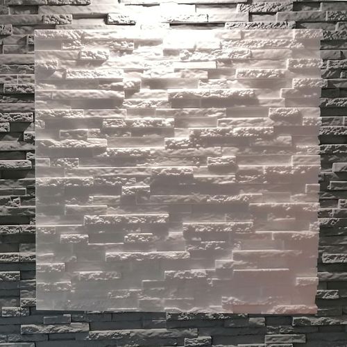 BIAŁE Dekoracyjne Panele Ścienne 60x60 - KAMIEŃ na Arena.pl