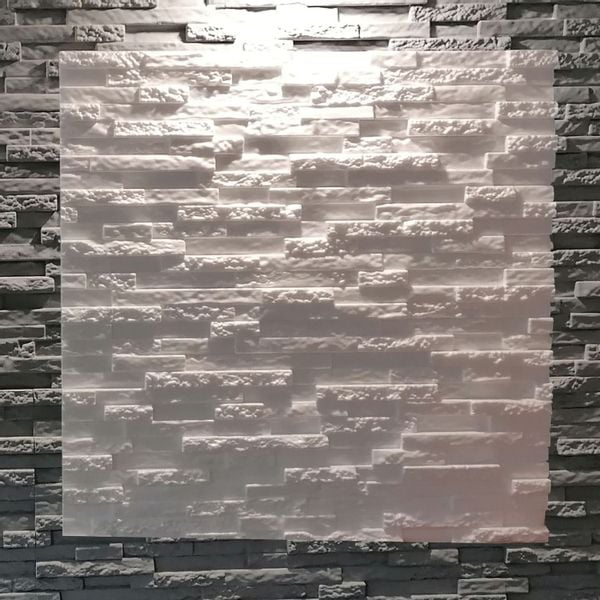 BIAŁE Dekoracyjne Panele Ścienne 60x60 - KAMIEŃ zdjęcie 2