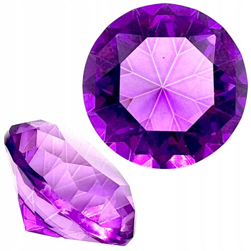 Kryształki dekoracyjne szklane zestaw 12szt średnica 5cm różnokolorowe na Arena.pl