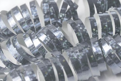 Serpentyny holograficzne srebrne 3,8m na Arena.pl