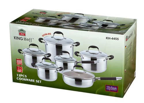 Garnki KINGHOFF 12-ele [KH-4455] na Arena.pl