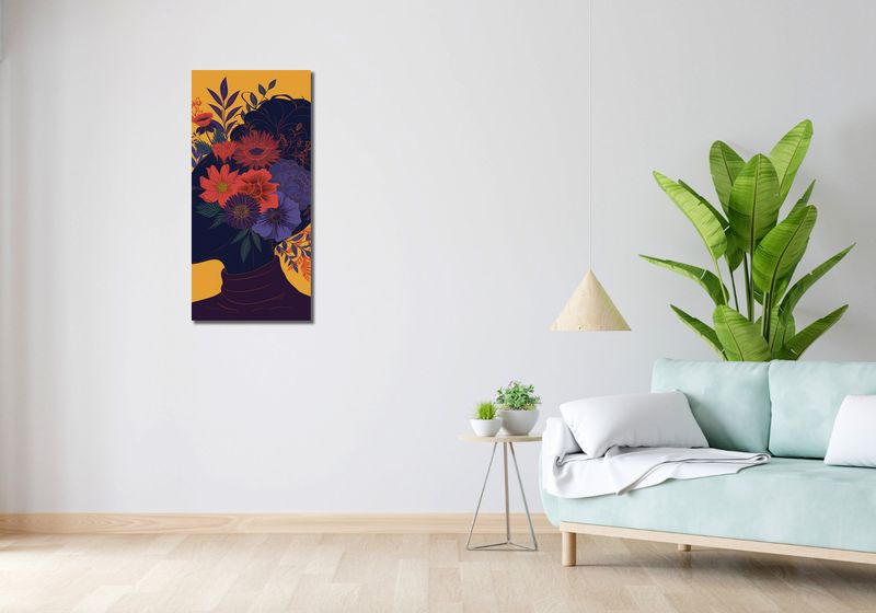 Obraz 40x90cm Botaniczna Muza zdjęcie 2