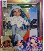 Lalka Mga Rainbow High Winter Break zimowa z deską Skyler Bradshow niebiesk