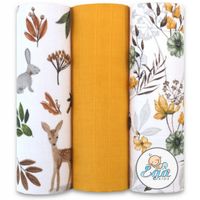 Zestaw 3x Pieluchy Pieluszki Muślinowe PREMIUM