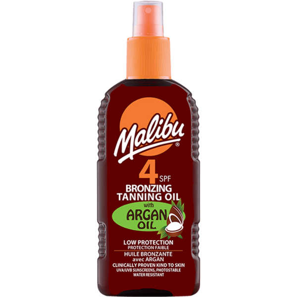 Malibu Olejek Brązujący Z Olejkiem Arganowym SPF4 200ml zdjęcie 1