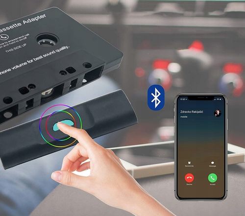 ADAPTER KASETY BLUETOOTH5.0 AUTA AUDIO ODBIORNIK na Arena.pl