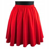 Bawełniana rozkloszowana SPÓDNICZKA SPÓDNICA 49 cm z koła 146-174